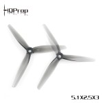 Eliche HQPROP 5.1X2.5X3 Grigie 5125 a 3 Pale in PC con Albero M5 per Droni RC FPV da Corsa e Freestyle da 5 Pollici, Parti di Ricambio